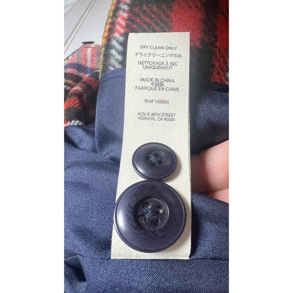 The GREAT Size 3 Large The Cabinmate Plaid Toggle Wool Blend Hooded Jacket NWOT - Picture 11 of 13